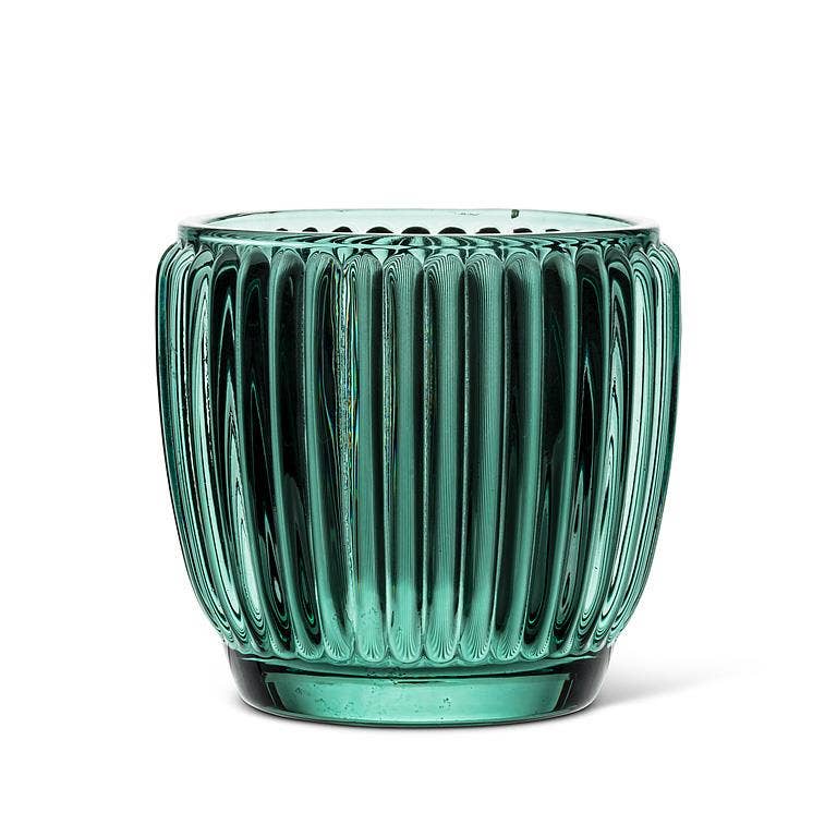 Small Ribbed Votive-3"D