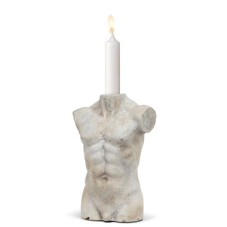 Male Torso Taper Holder-8"h