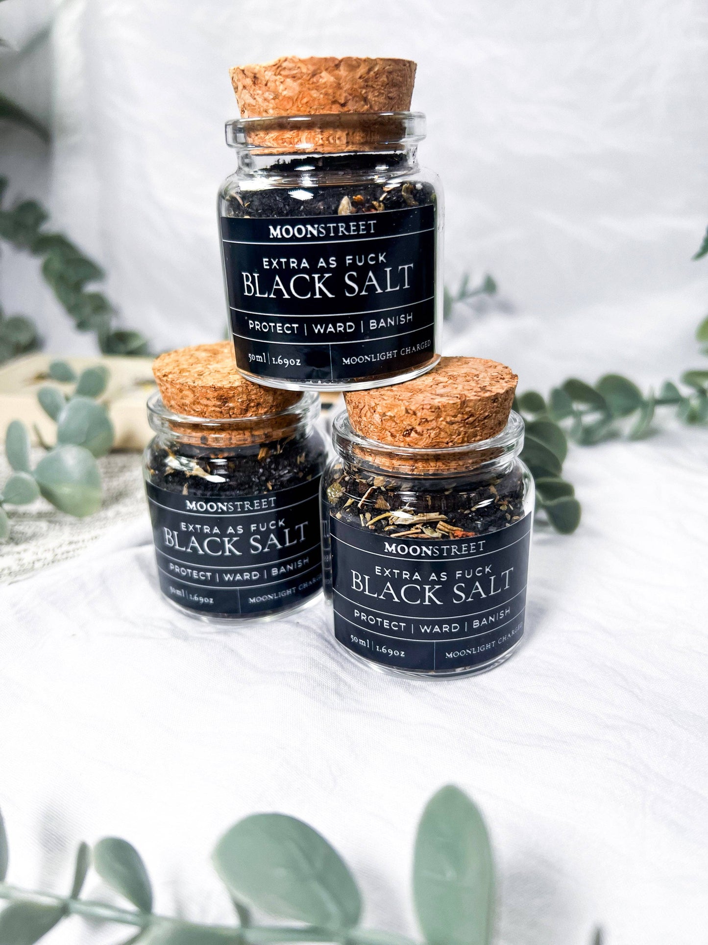 Witch’s Extra Potent Black Salt for Banishing & Protection