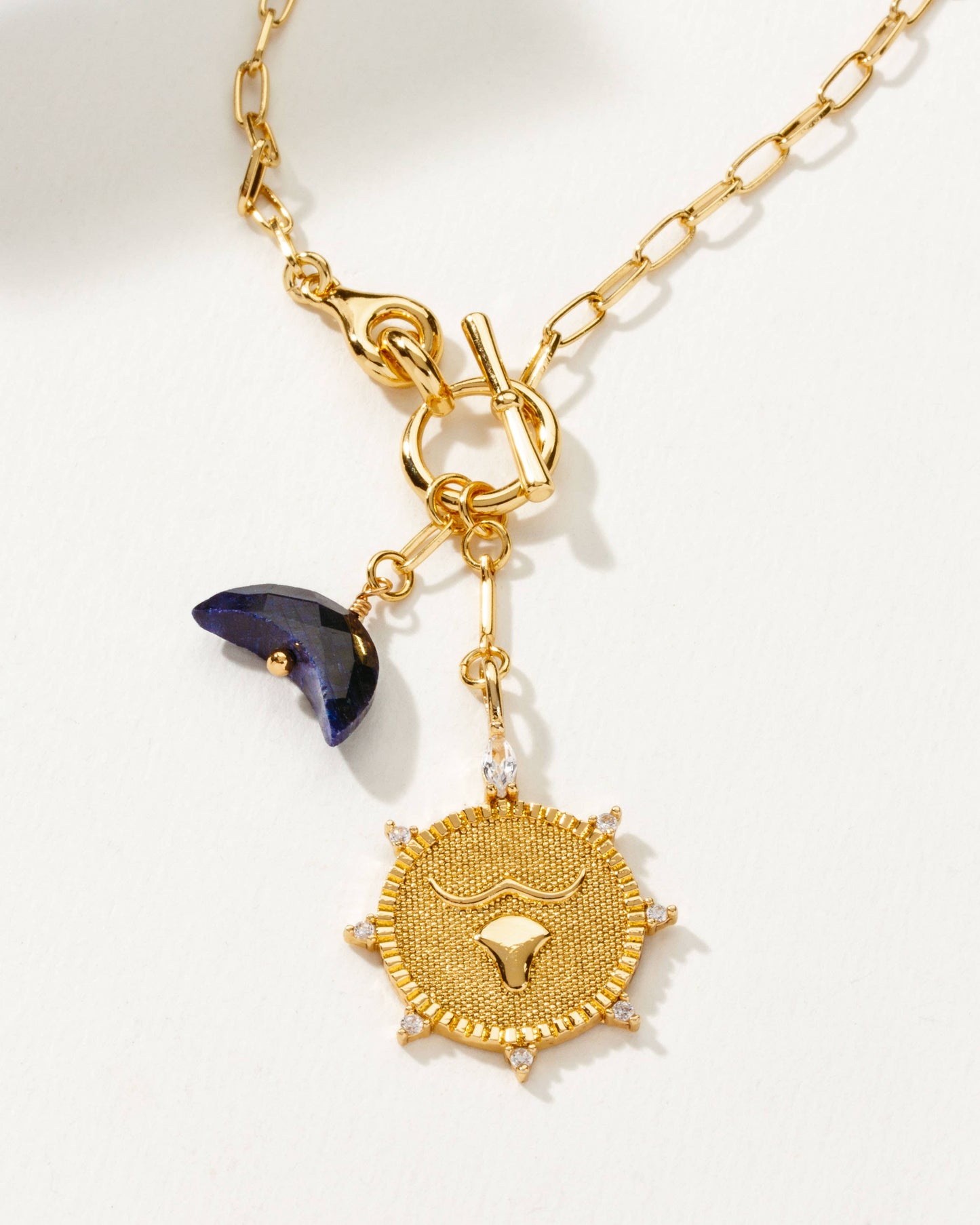 Taurus Lunar Front Toggle Zodiac Neck