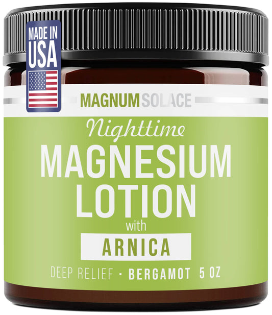 Nighttime Magnesium Lotion with Arnica: Bergamont