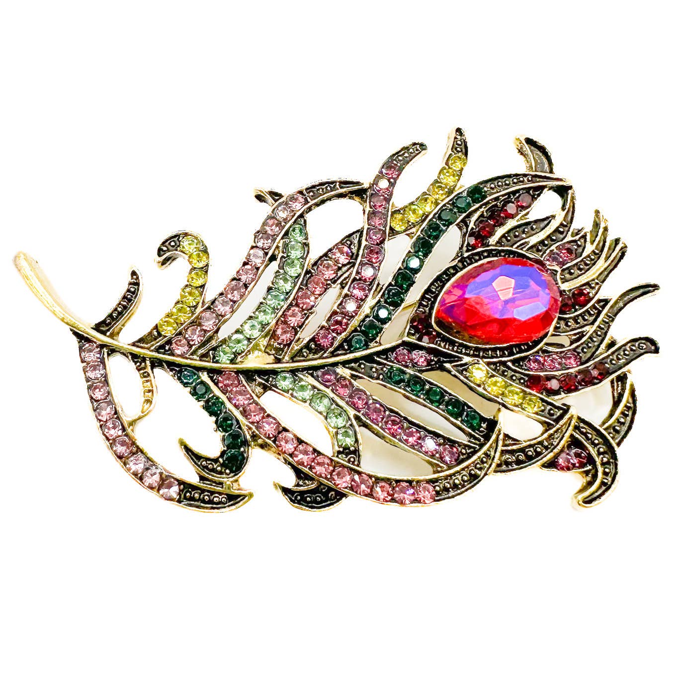 Feather Brooch