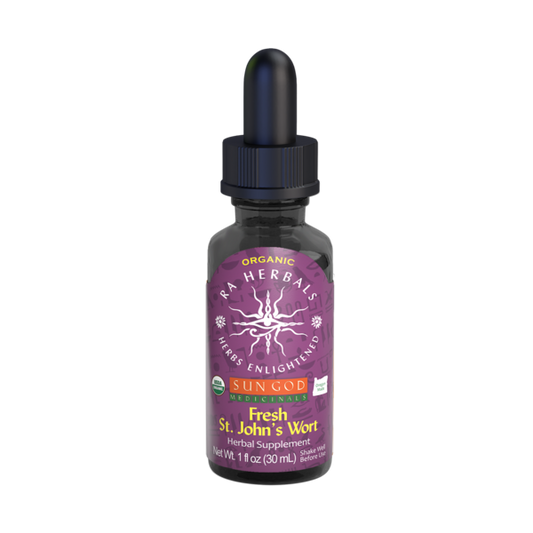 Organic Fresh St John's Wort Tincture 1oz