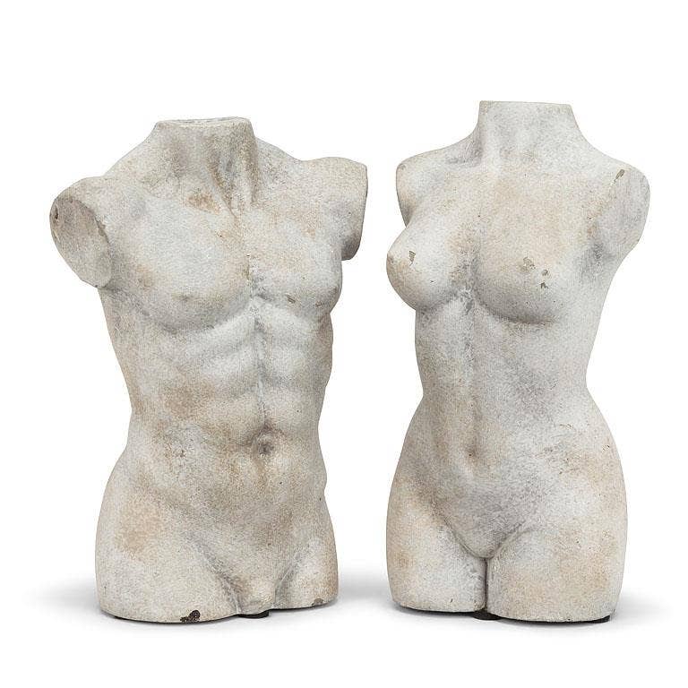 Male Torso Taper Holder-8"h