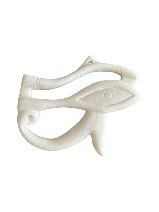 Eye of RA White Alabaster