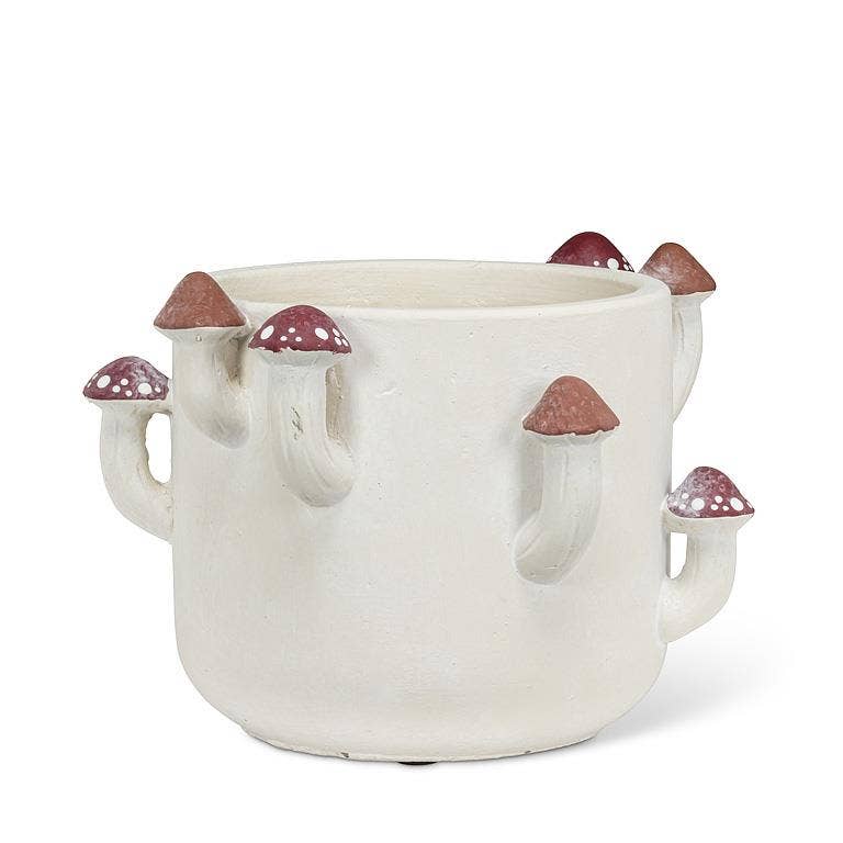 Sprouting Mushroom Planter-6"H