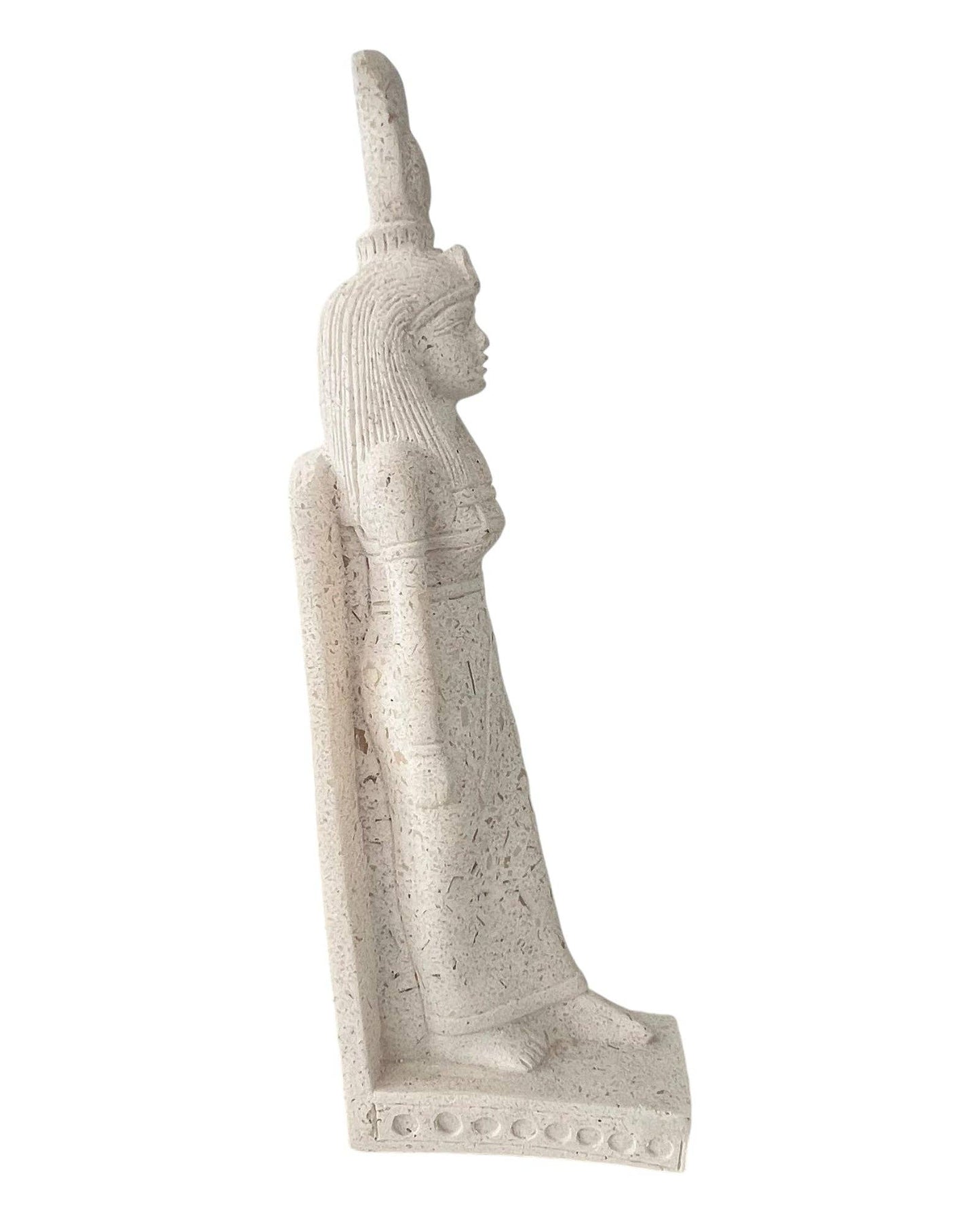 Isis Standing White Alabaster