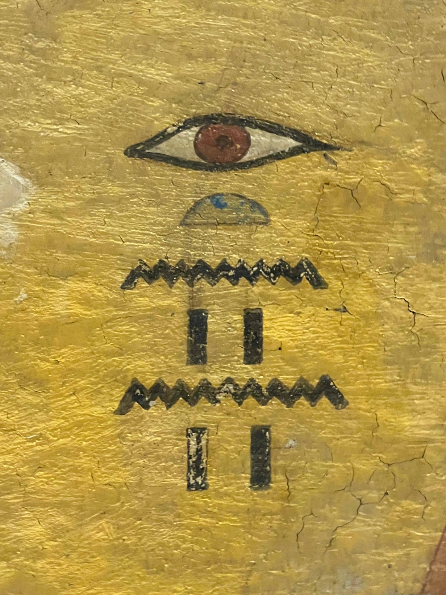 Eye of RA White Alabaster