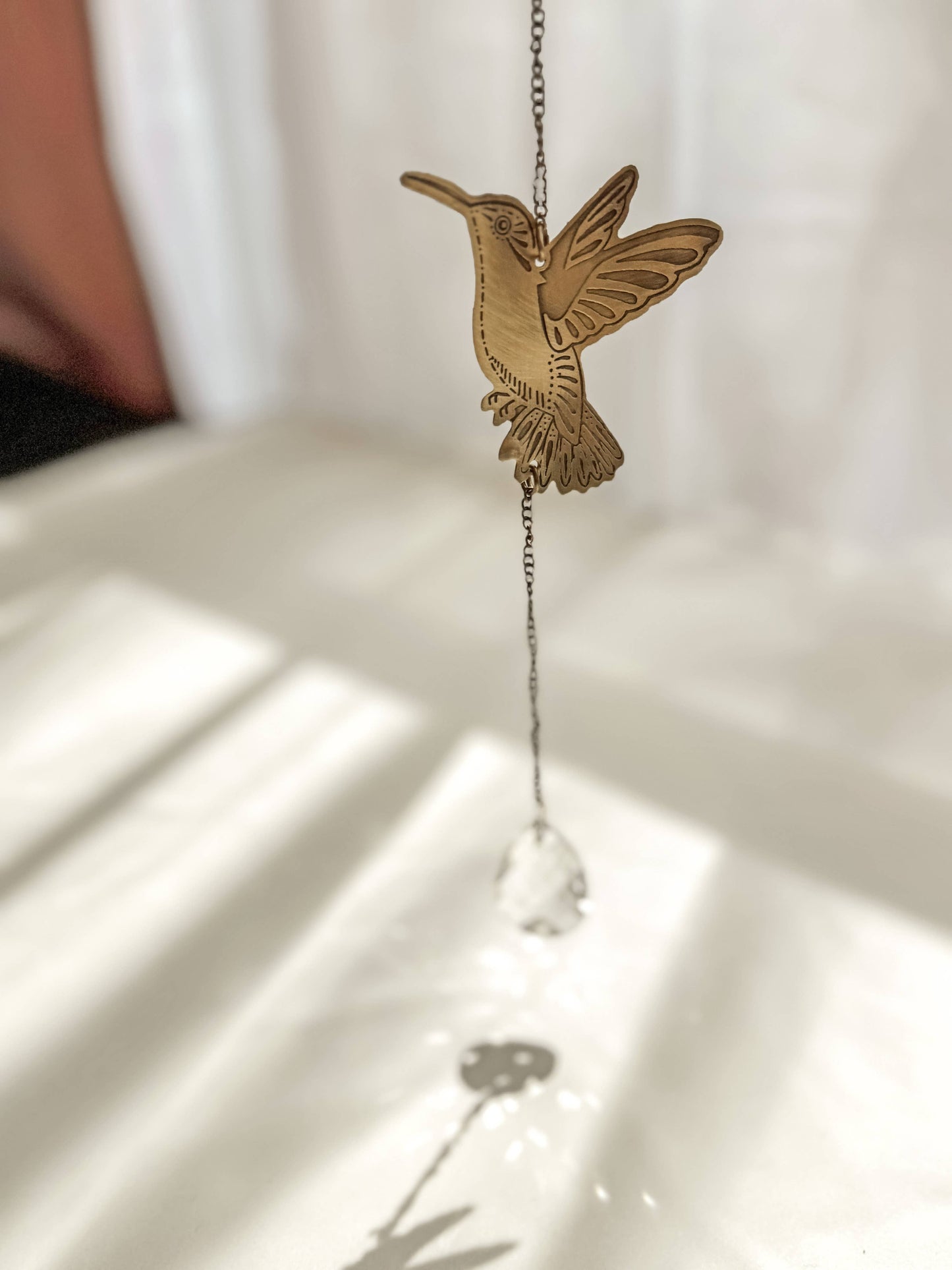 Surya Mini Engraved Brass Suncatcher Various Designs
