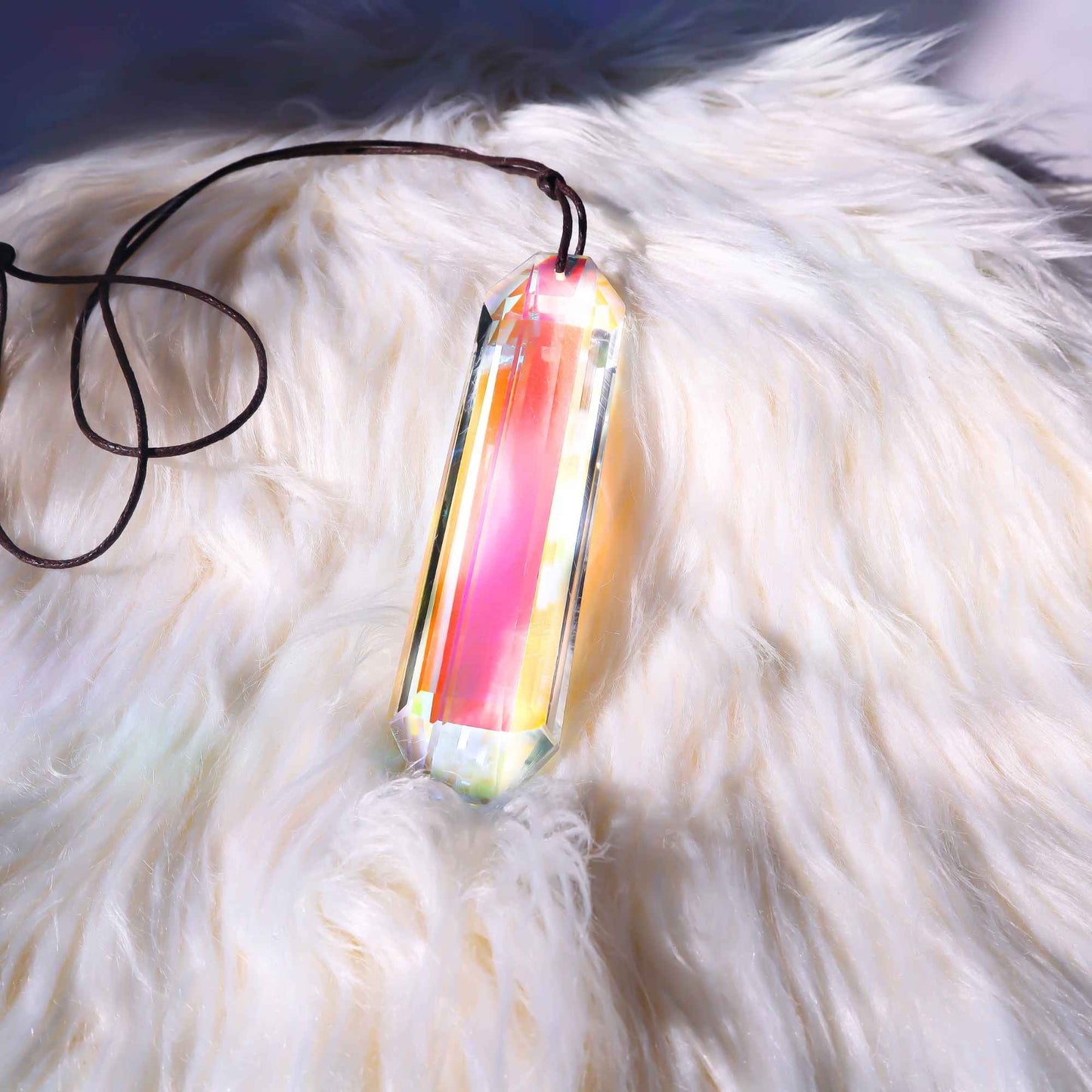 Prism Suncatcher – Minimal Boho Window Decor