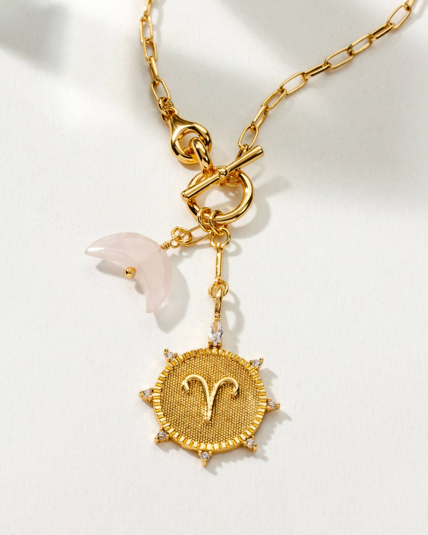 Aries Lunar Front Toggle Zodiac Neck