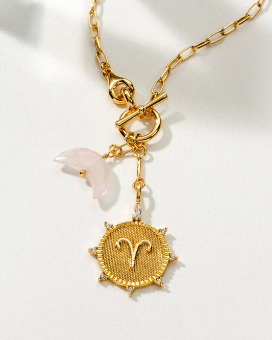 Aries Lunar Front Toggle Zodiac Neck