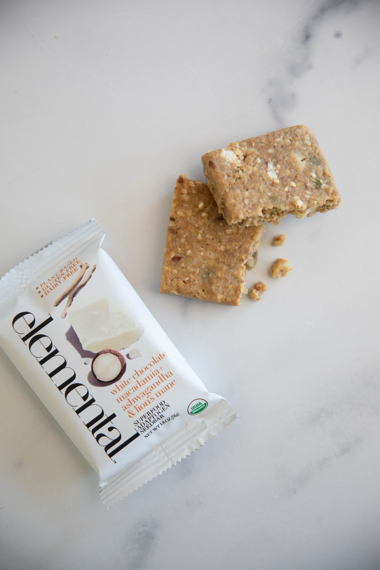 White Chocolate Macadamia + Ashwagandha & Lion's Mane