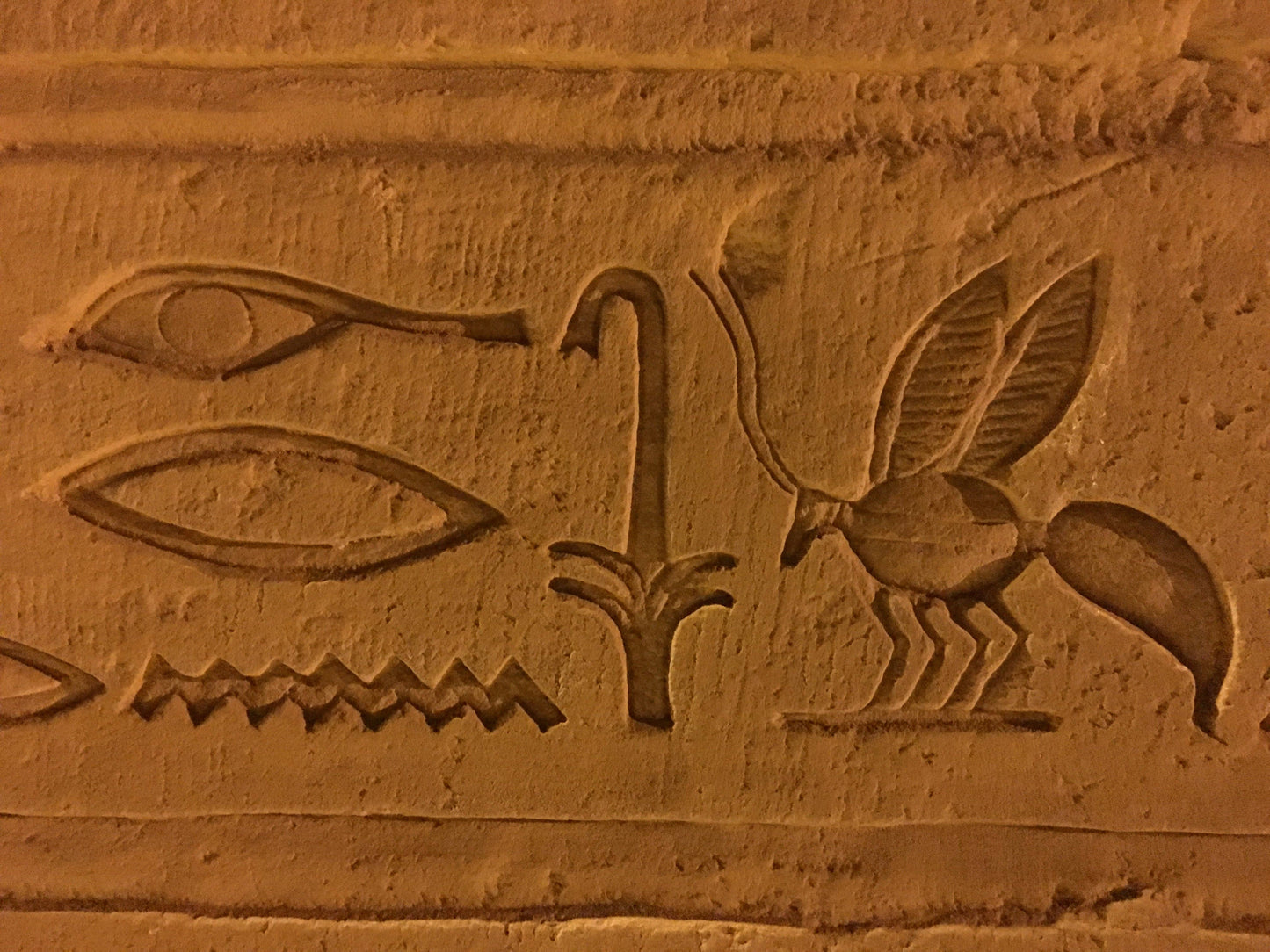 Eye of Horus White Alabaster