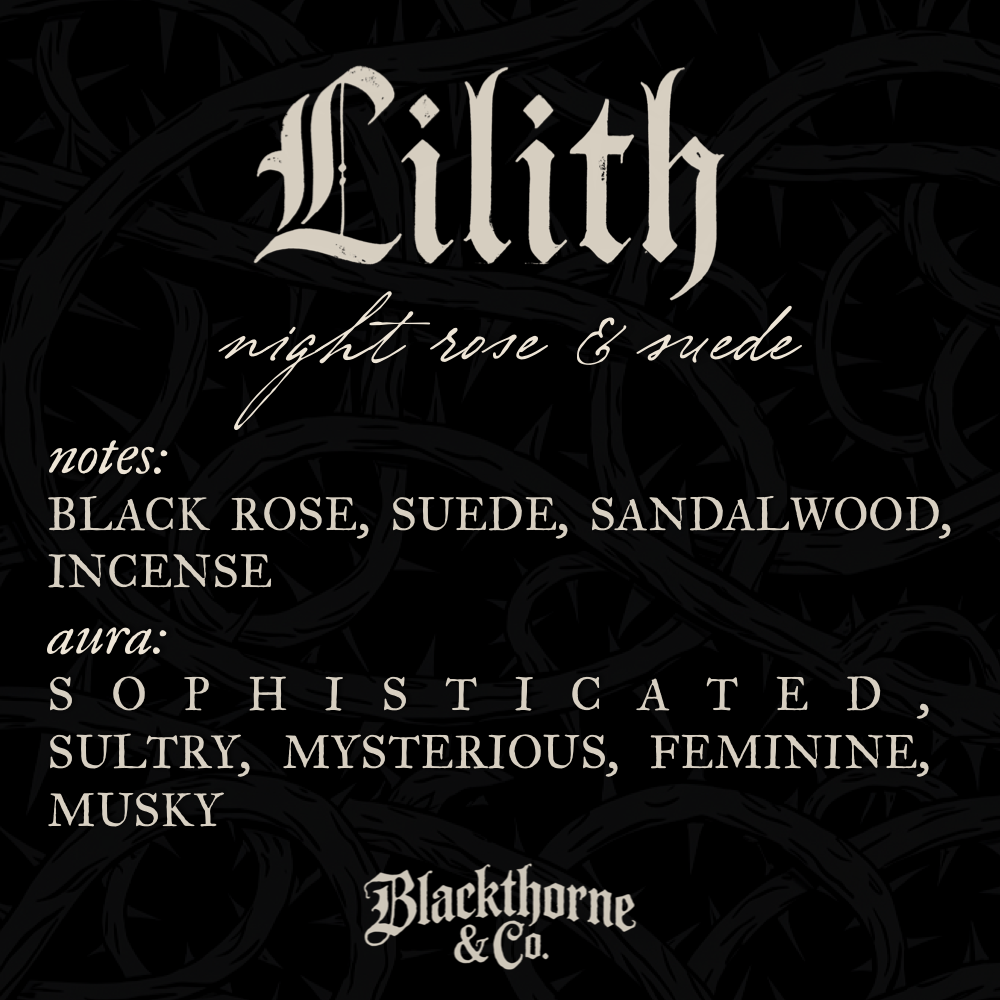 Lilith incense sticks |  vegan gothic ritual incense