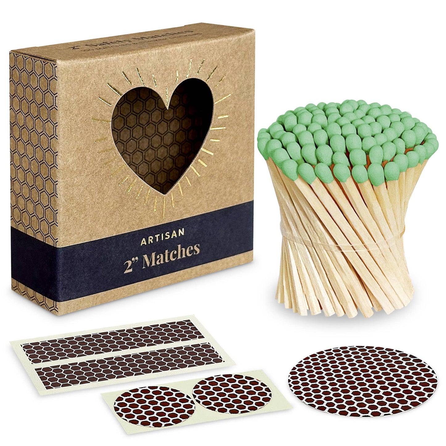 2" Refill Matches - Colors of Your Choice + Striker Stickers