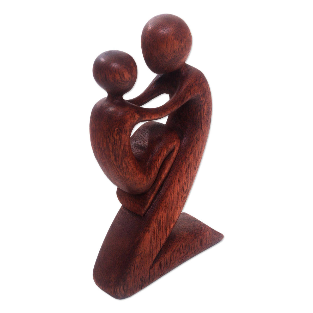 Playful Father Wood sculpture