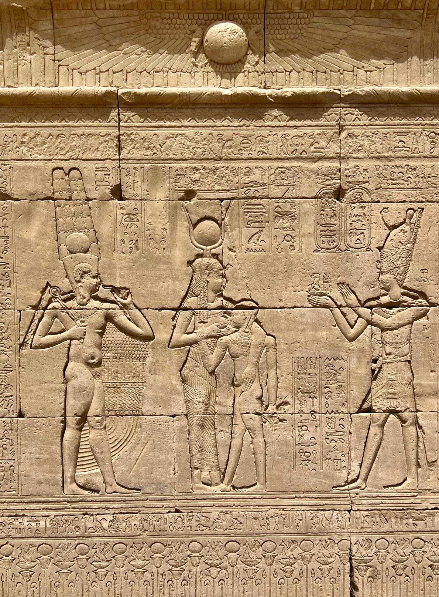 Isis with Baby Horus Black Basalt