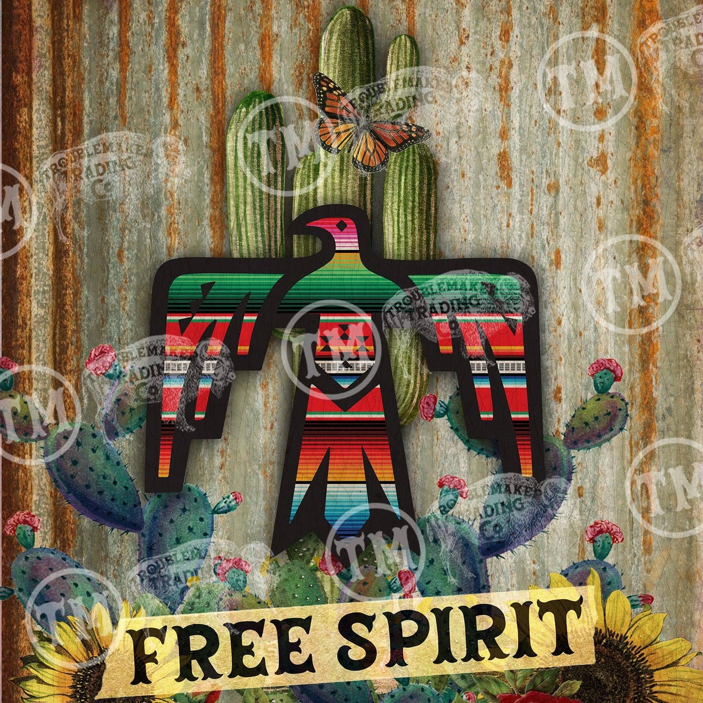 "Free Spirit"  Square Artwork