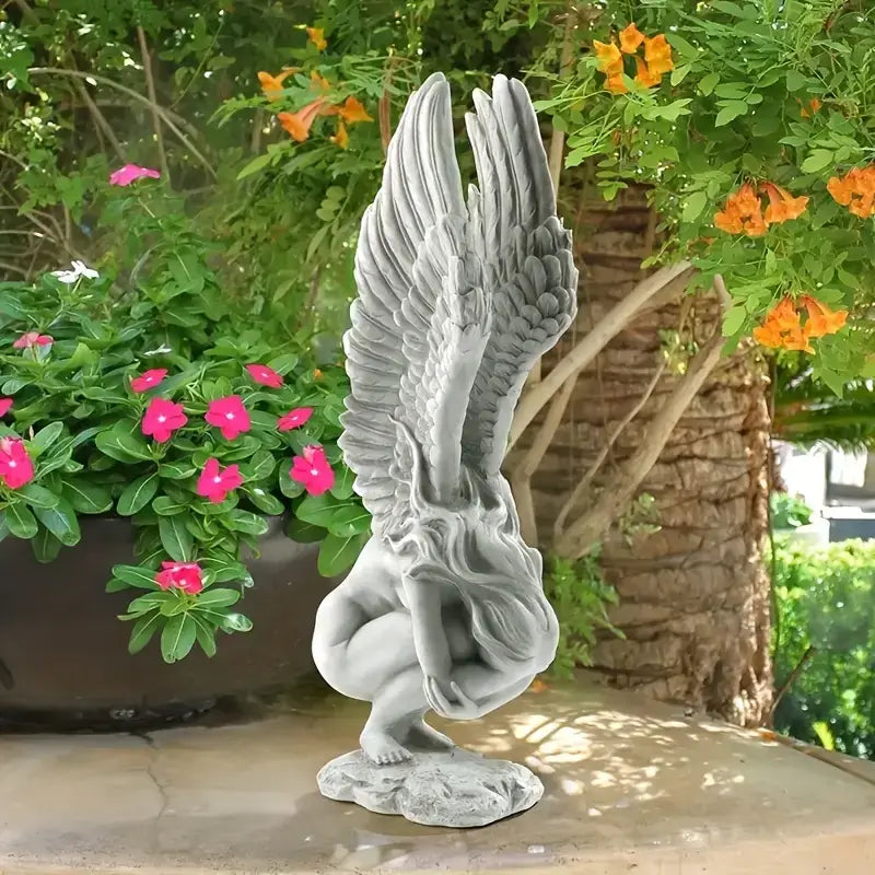 Redemption Fairy Statue with Angel Wings Miniature - 5.9''
