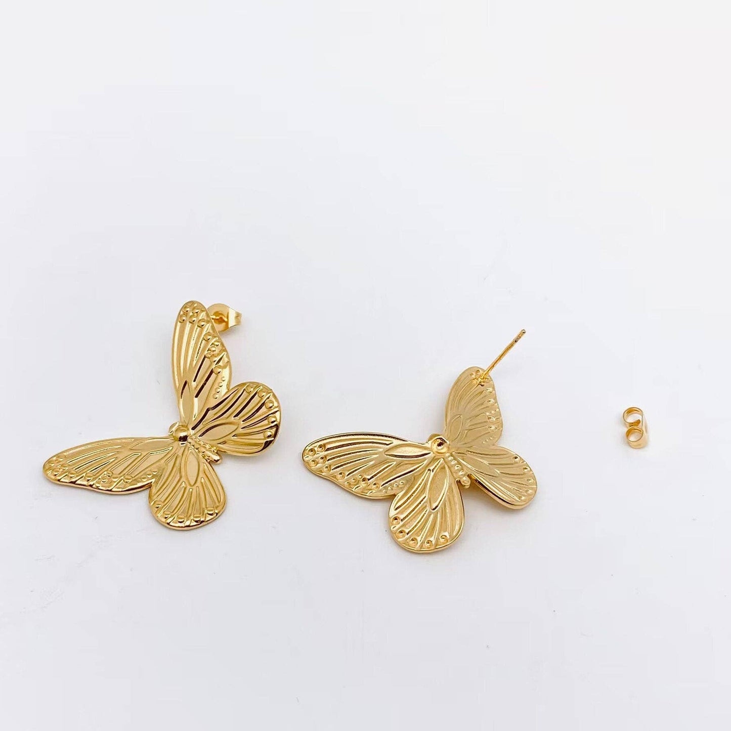 18K Gold Plated Stainless Steel Earrings