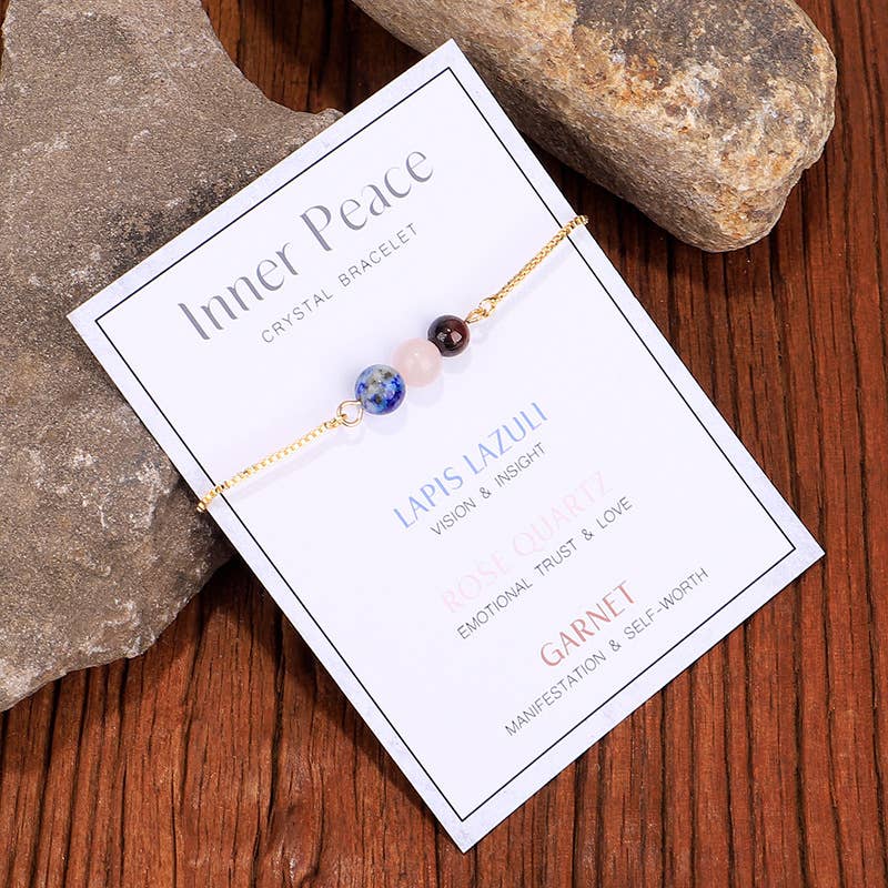 Inner Peace Gold Chain Empowerment Bracelets -Inner Peace