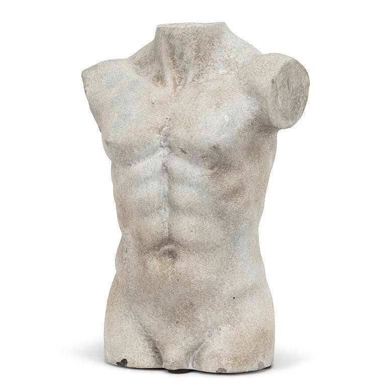 Male Torso Taper Holder-8"h