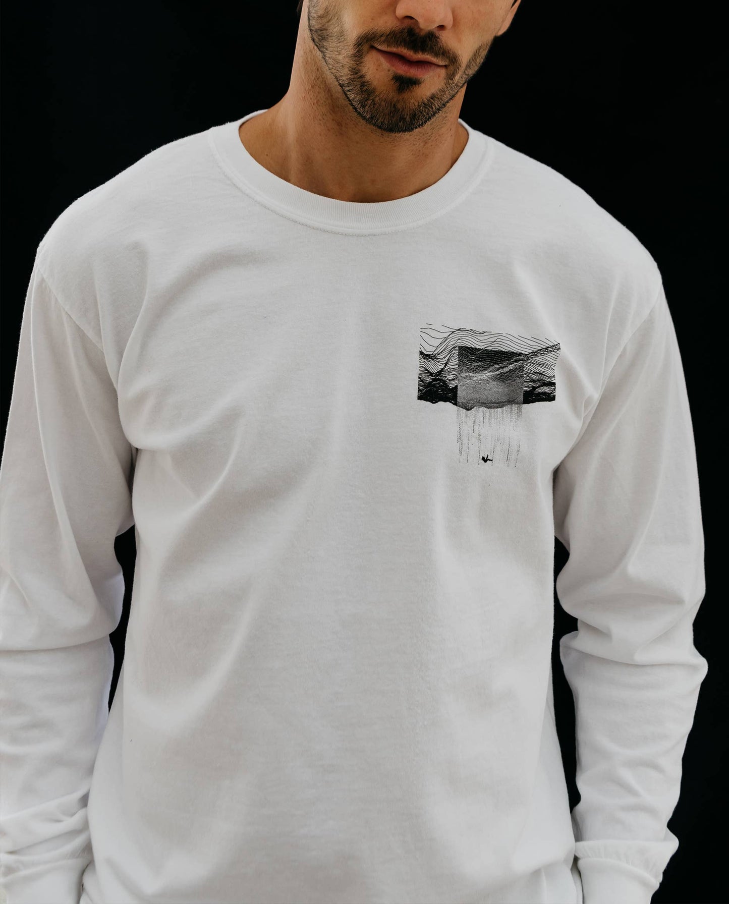 Journey Unisex Washed Cotton Long Sleeve