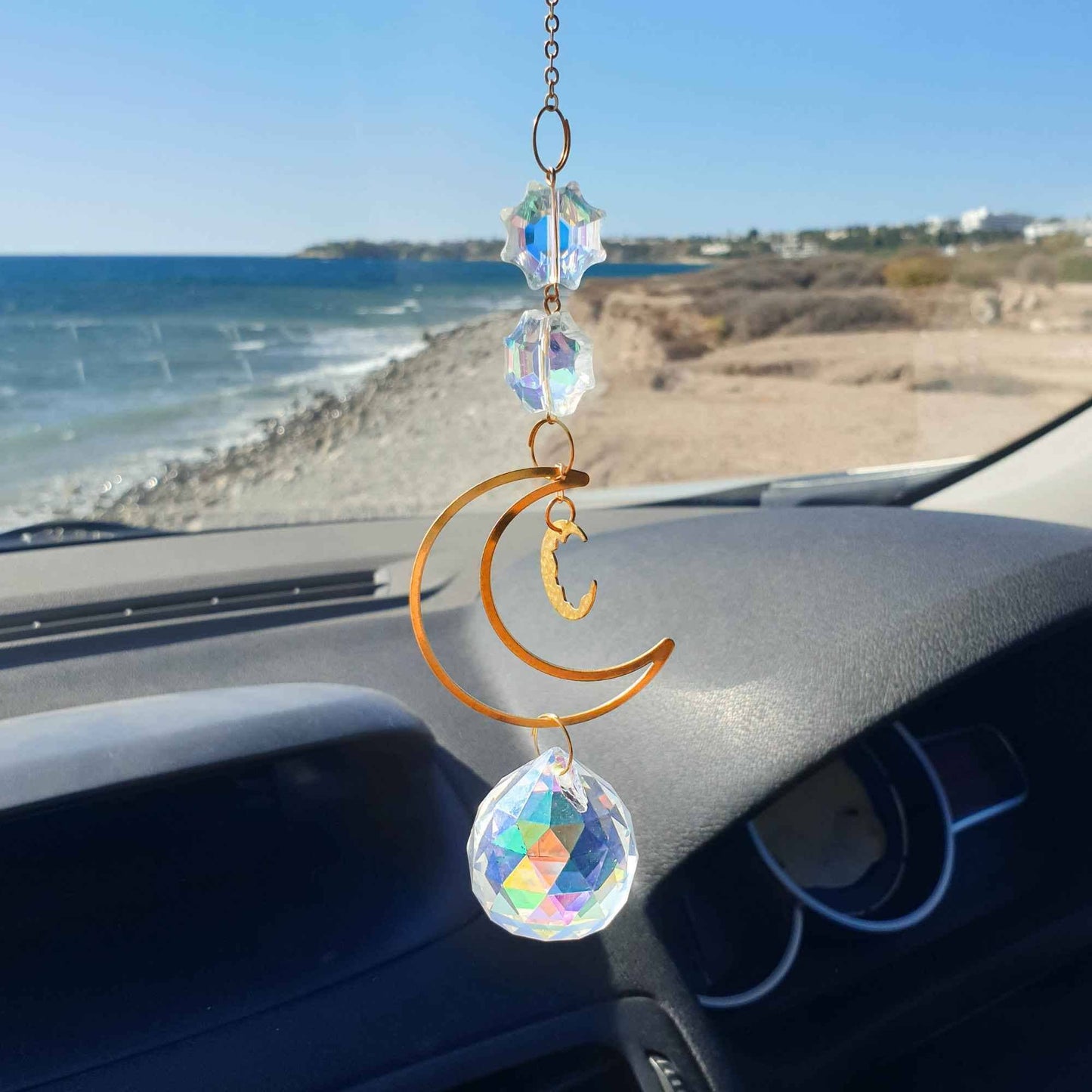 Fairy Lights Suncatcher – Whimsical Rainbow Prism Decor