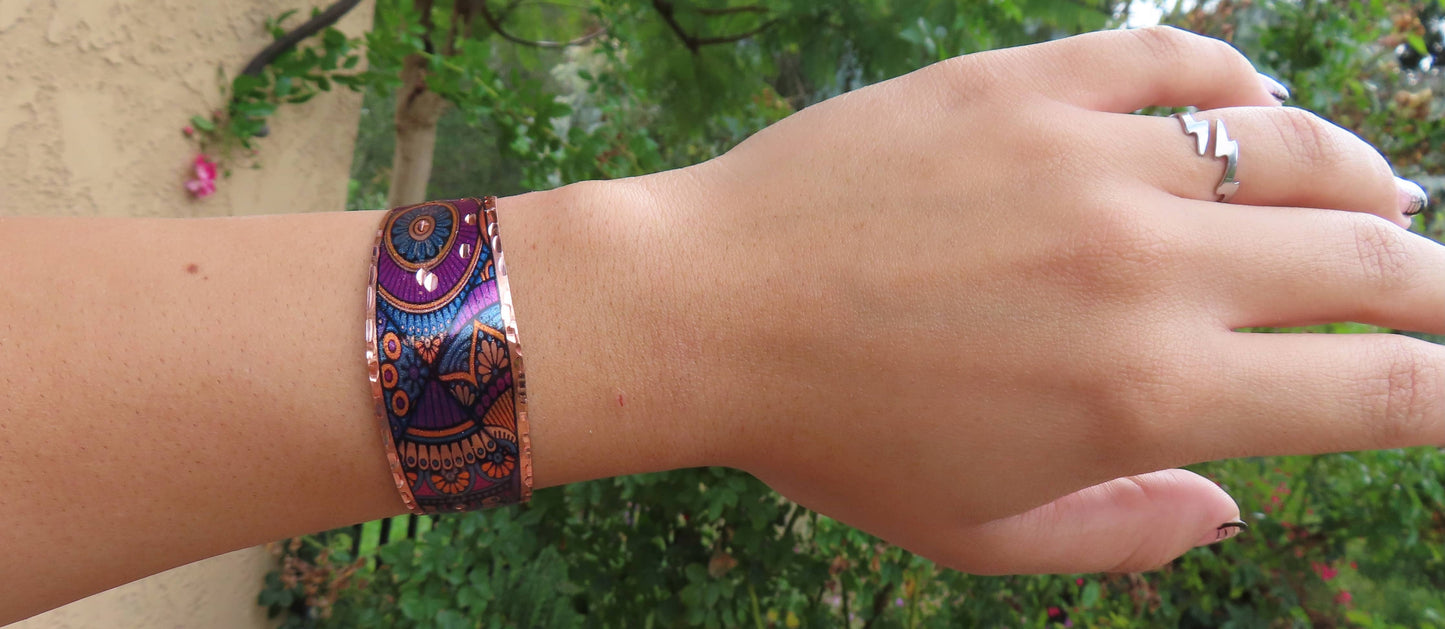 Embellished Copper Bracelets