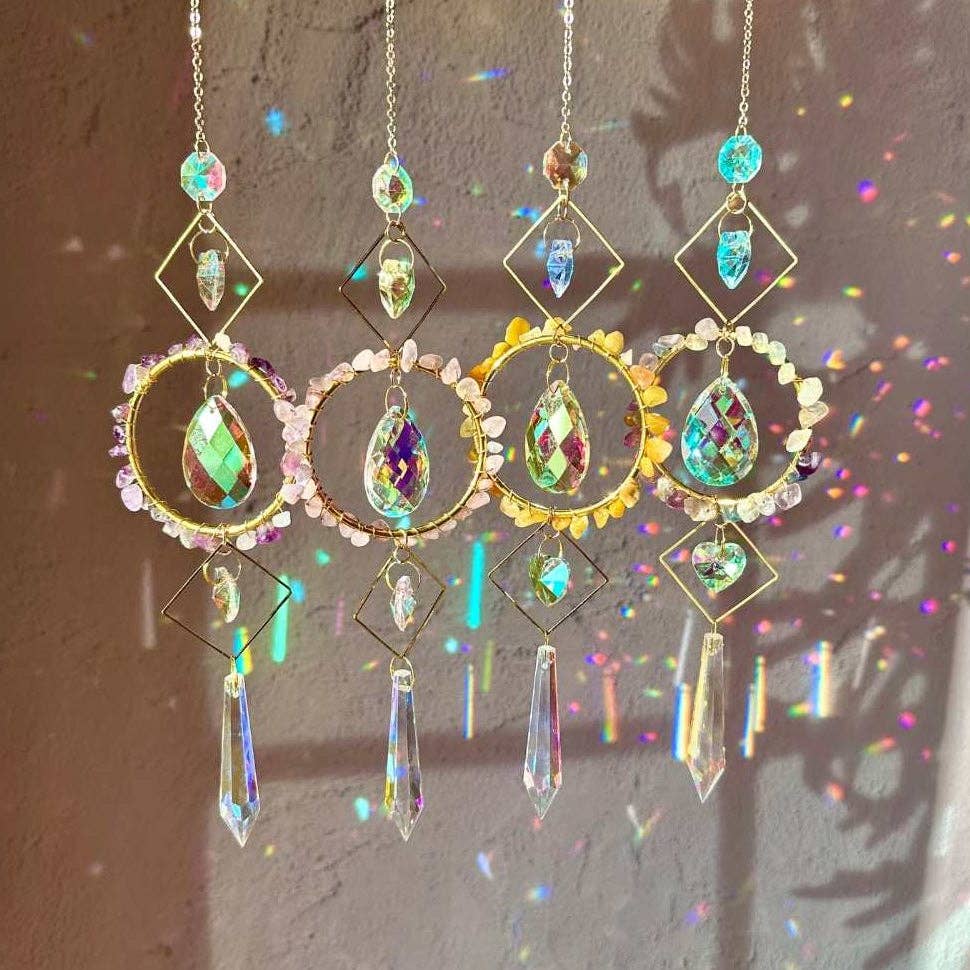 Aura Crystal Suncatchers – Spiritual Light Catchers
