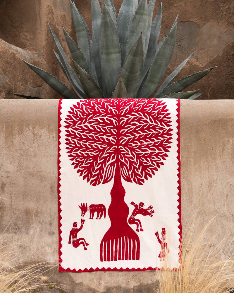 Tree of Life Wall Hanging, Large: Yellow