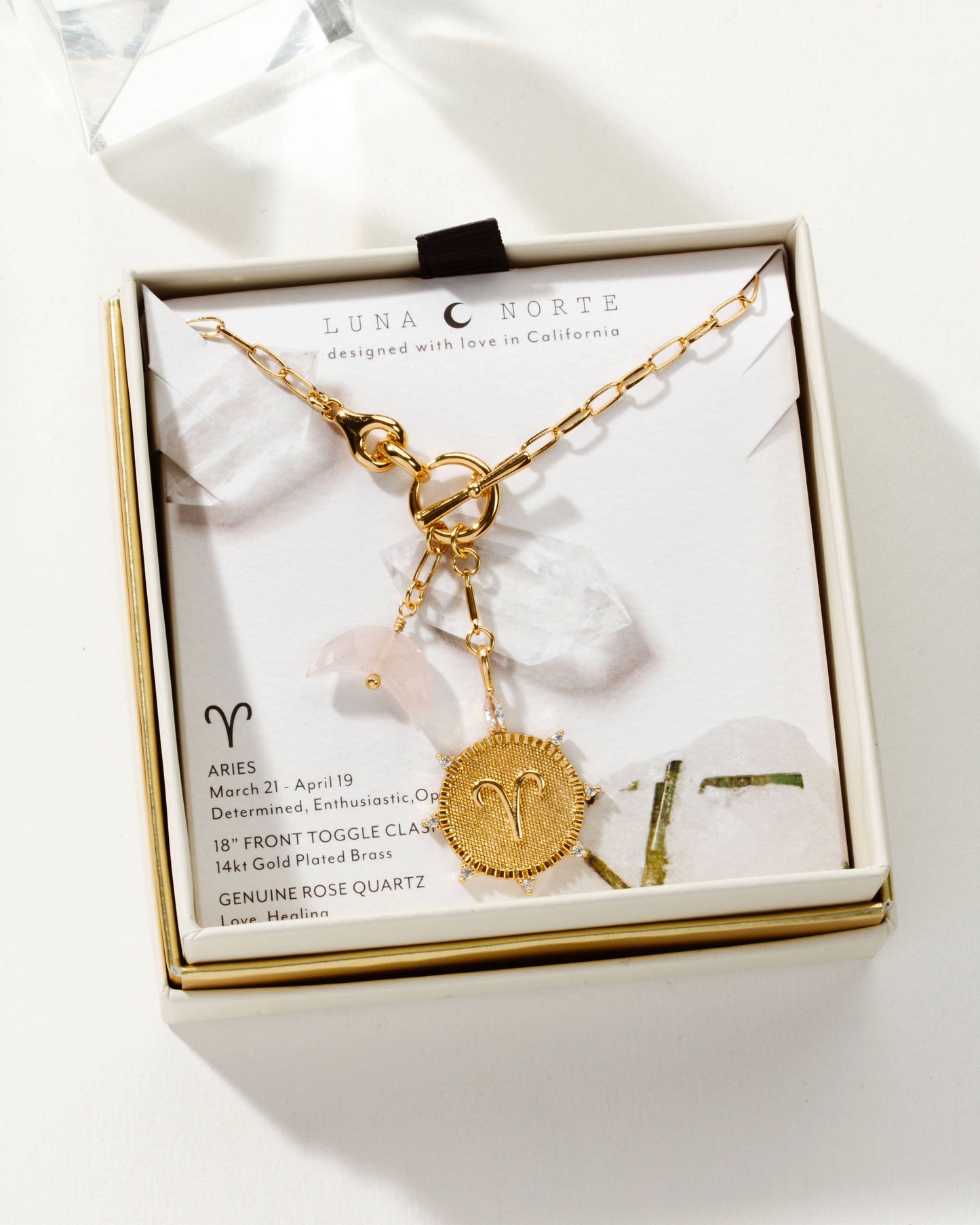 Aries Lunar Front Toggle Zodiac Neck