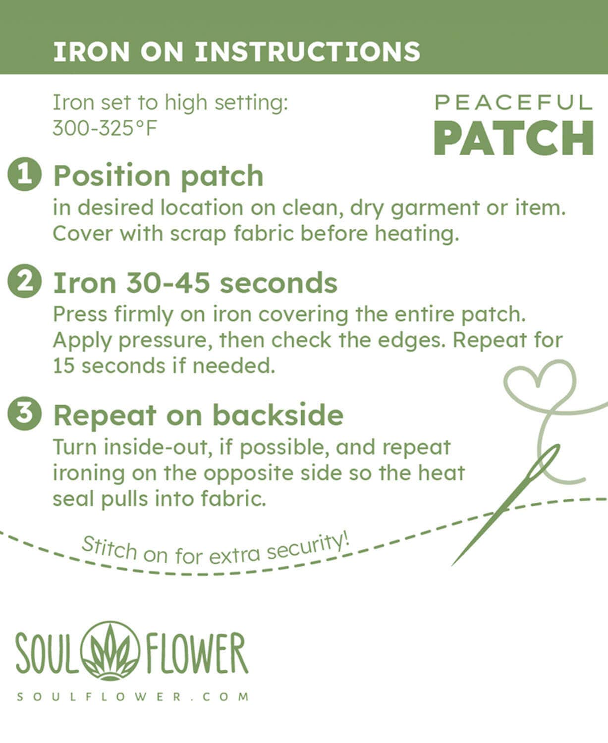 Embroidered Iron-On Patch Various
