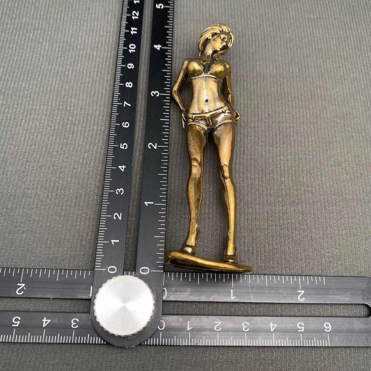 Brass Sexy Girl Crafts Desktop Ornaments Decoration