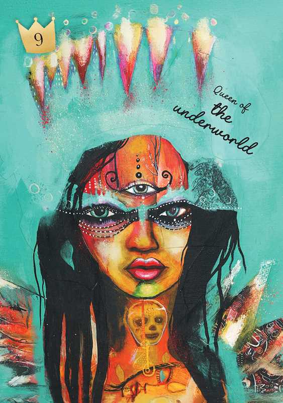 I Am Queen Oracle by Outi Harma: Flashcards; 128 pages / English