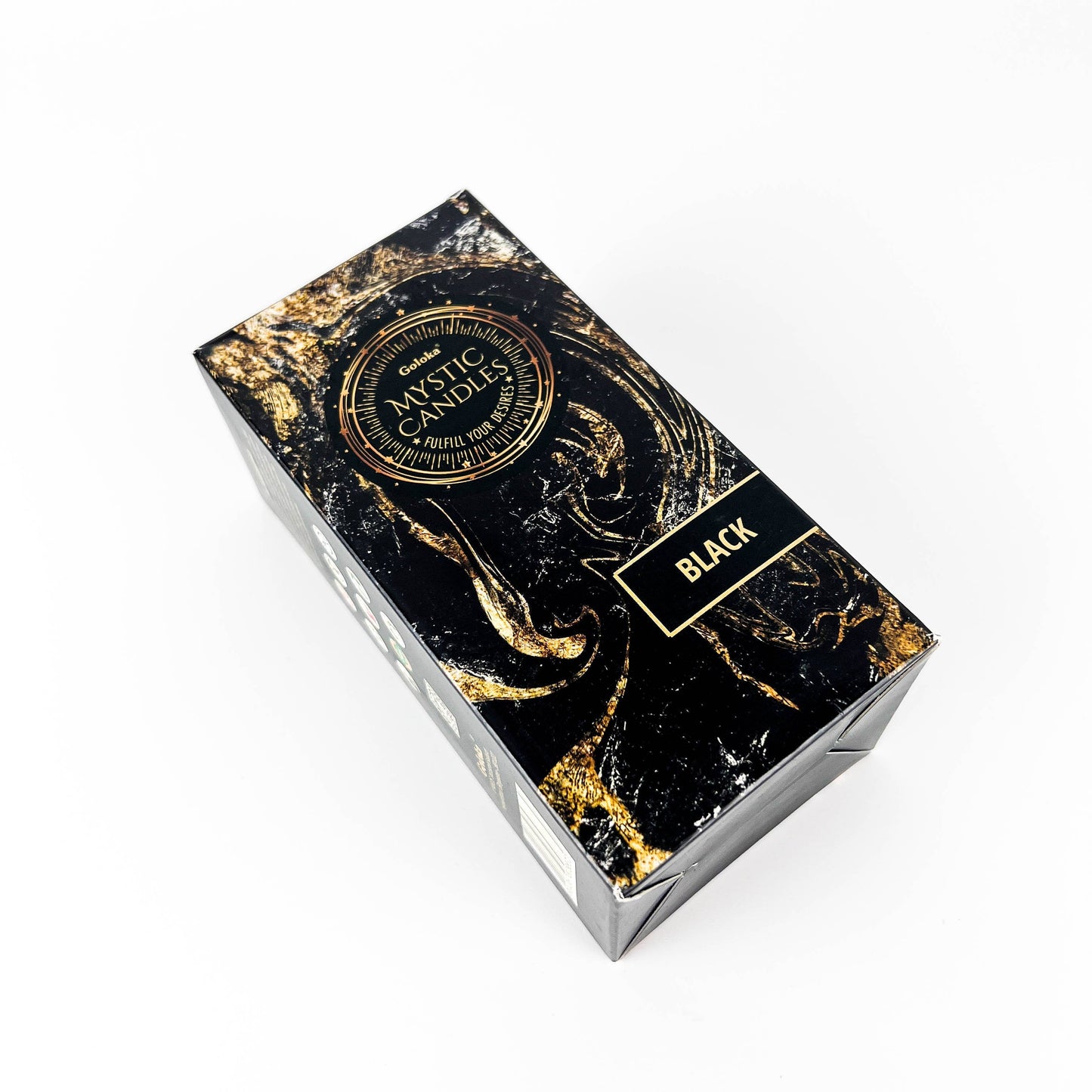 Goloka Black Mini Ritual Candle (Pack Of 20) - 0.5"X5"