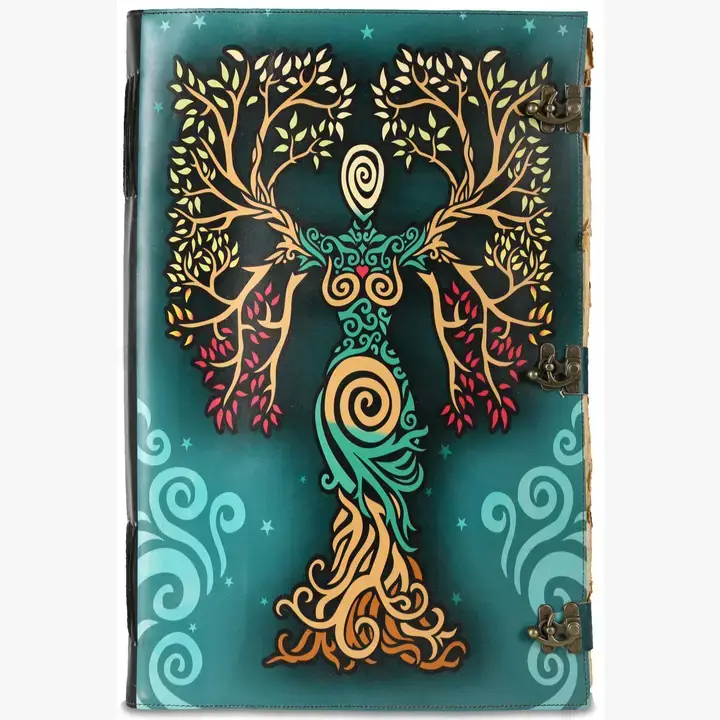 Book of Spell LeatherBound Huge Journal Grimoire Print Diary