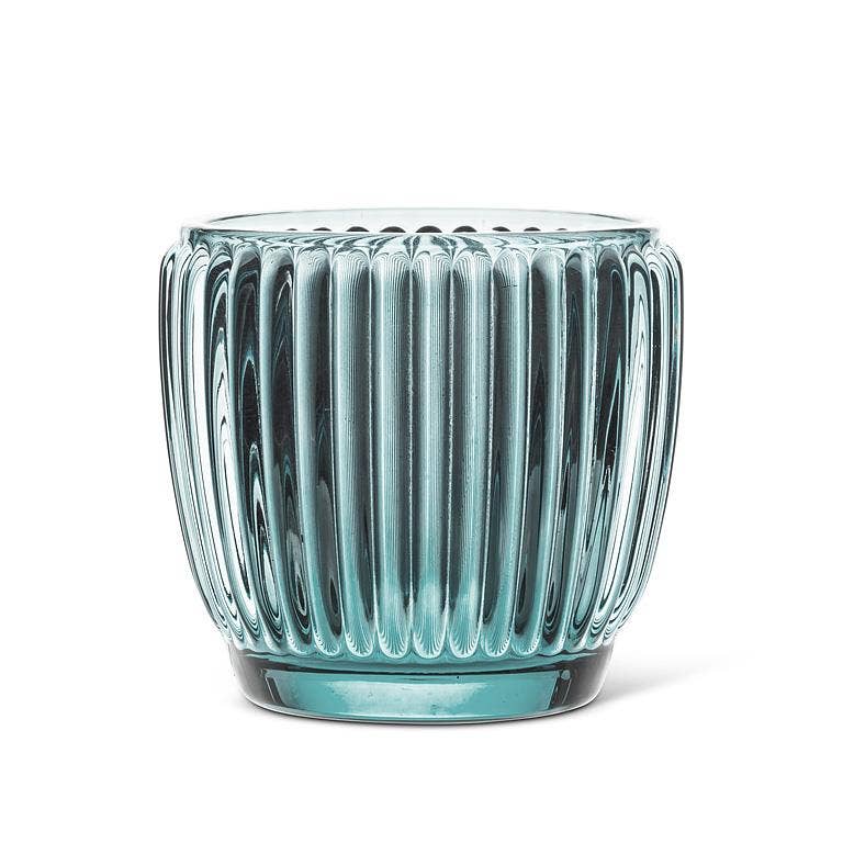 Small Ribbed Votive-3"D
