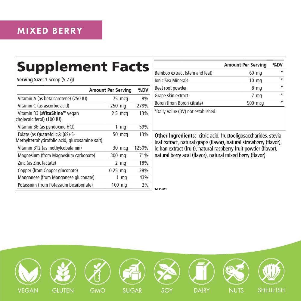 Ionic-Fizz™ Magnesium Plus™: Mixed Berry / 30 SERV
