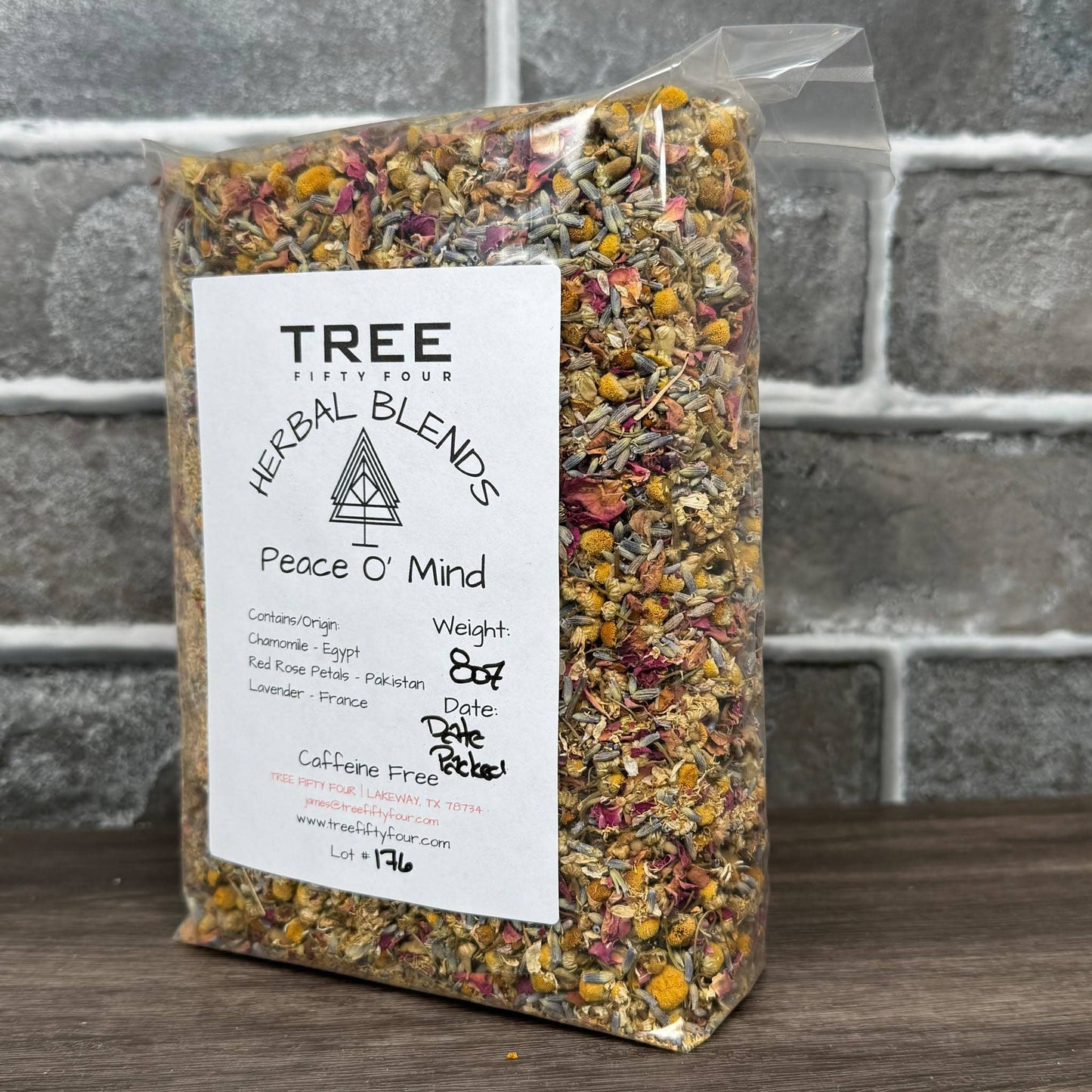 Peace O' Mind Herbal Tea Blend
