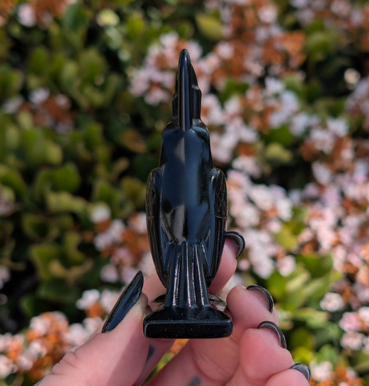 Obsidian Horus Carving