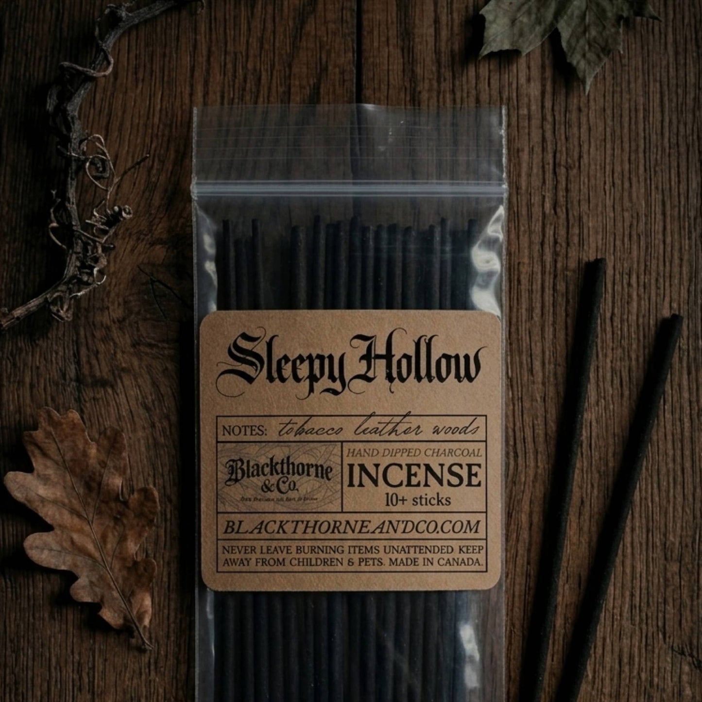 Sleepy Hollow incense sticks |  vegan gothic ritual incense