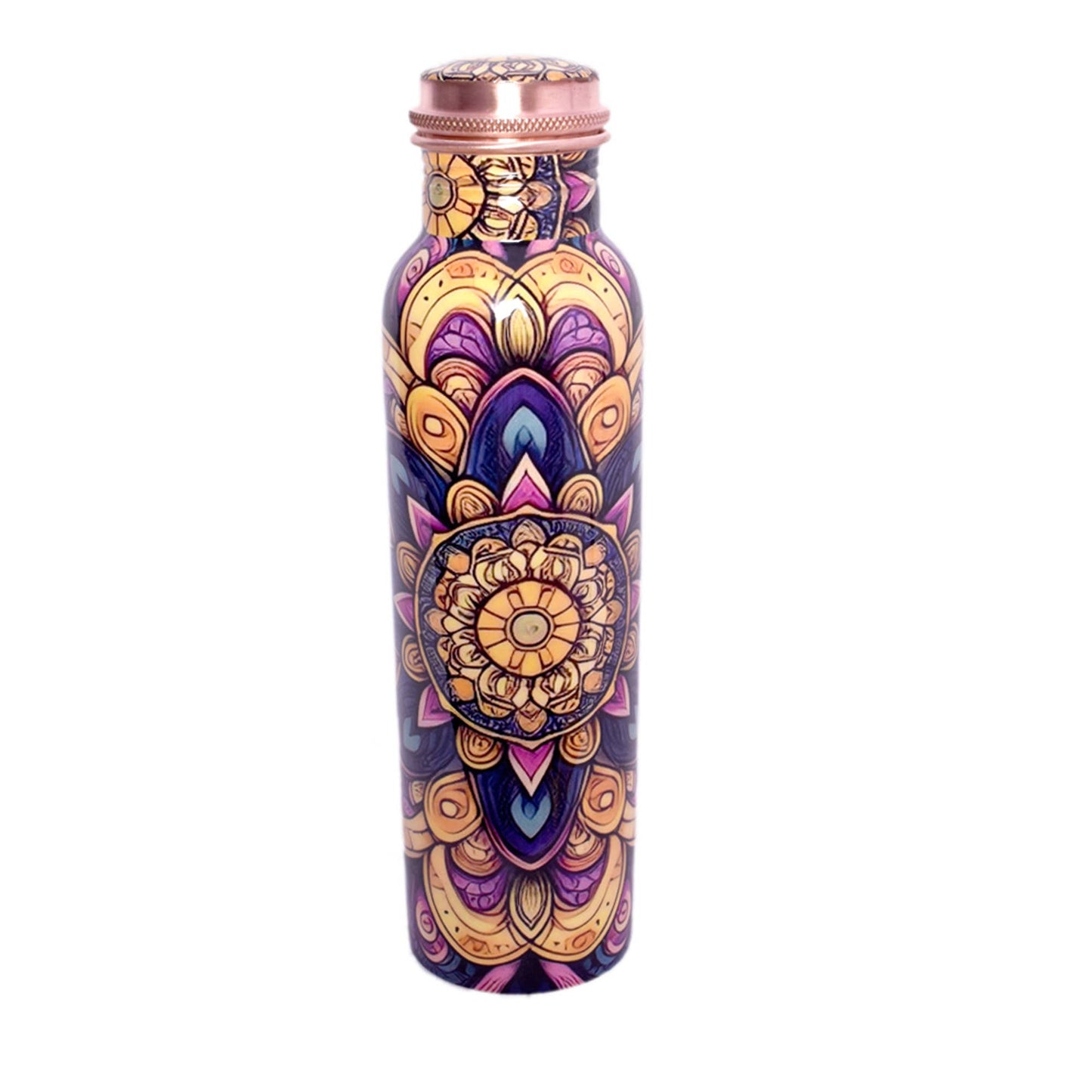 Mandala Radiance Copper Water Bottle (950 ml.) 32oz