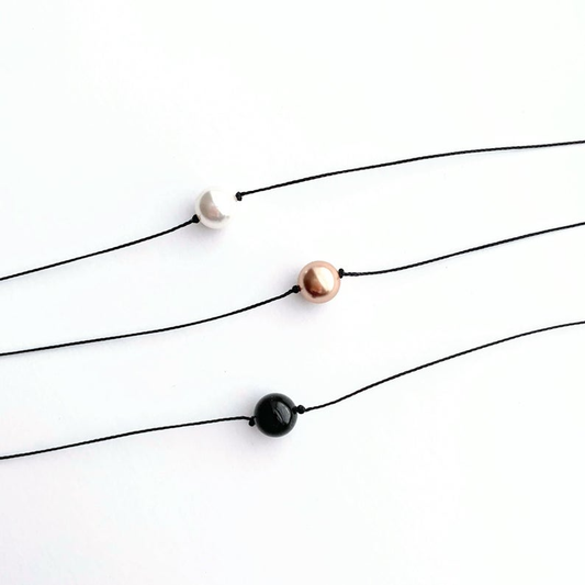 Single Celestial Crystal Pearl Necklace