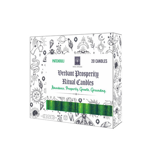 Soul Sticks - Verdant Prosperity Patchouli Ritual Candles