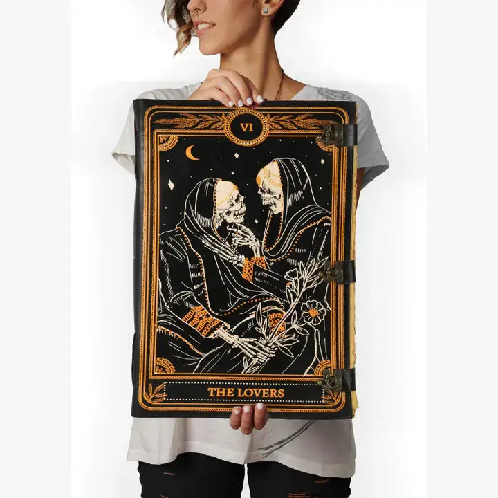 Book of Spell LeatherBound Huge Journal Grimoire Print Diary