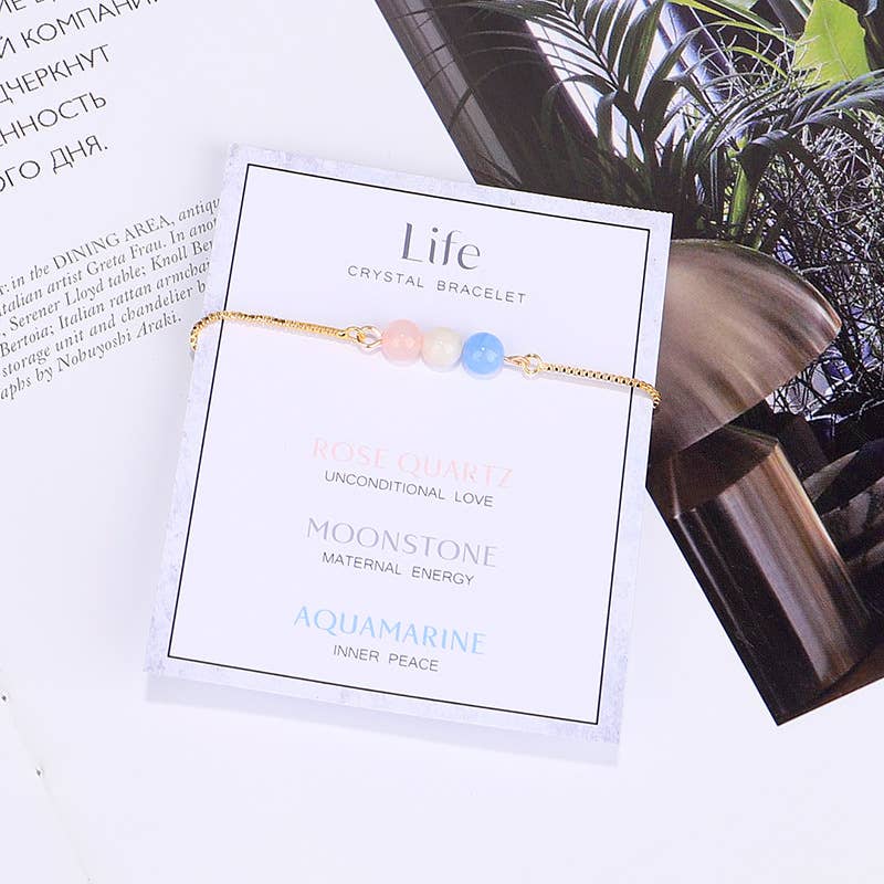 Life Gold Chain Empowerment Bracelets - Life