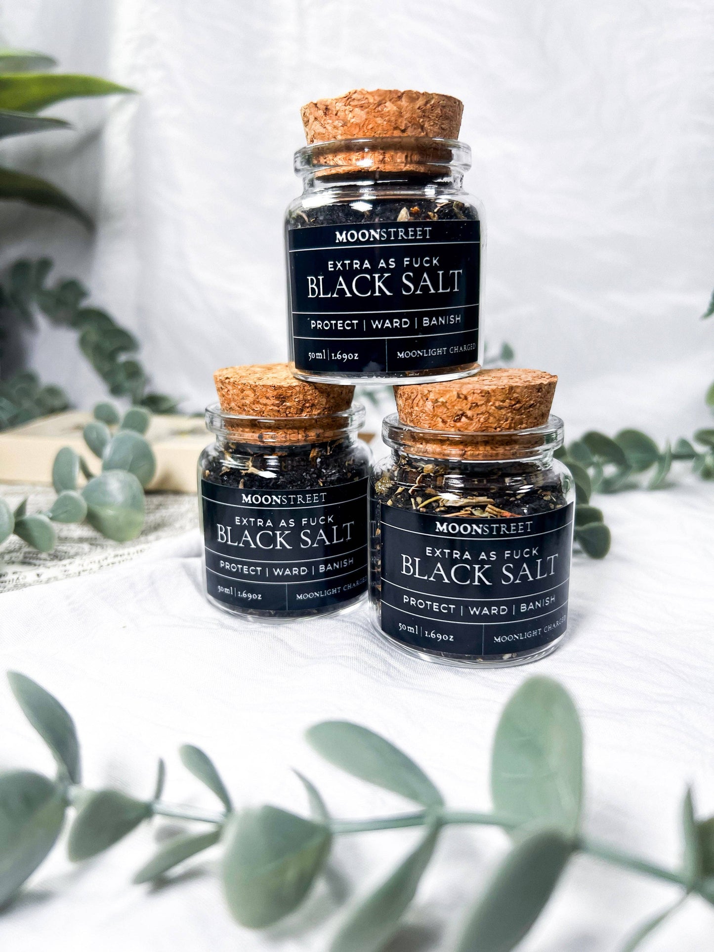 Witch’s Extra Potent Black Salt for Banishing & Protection