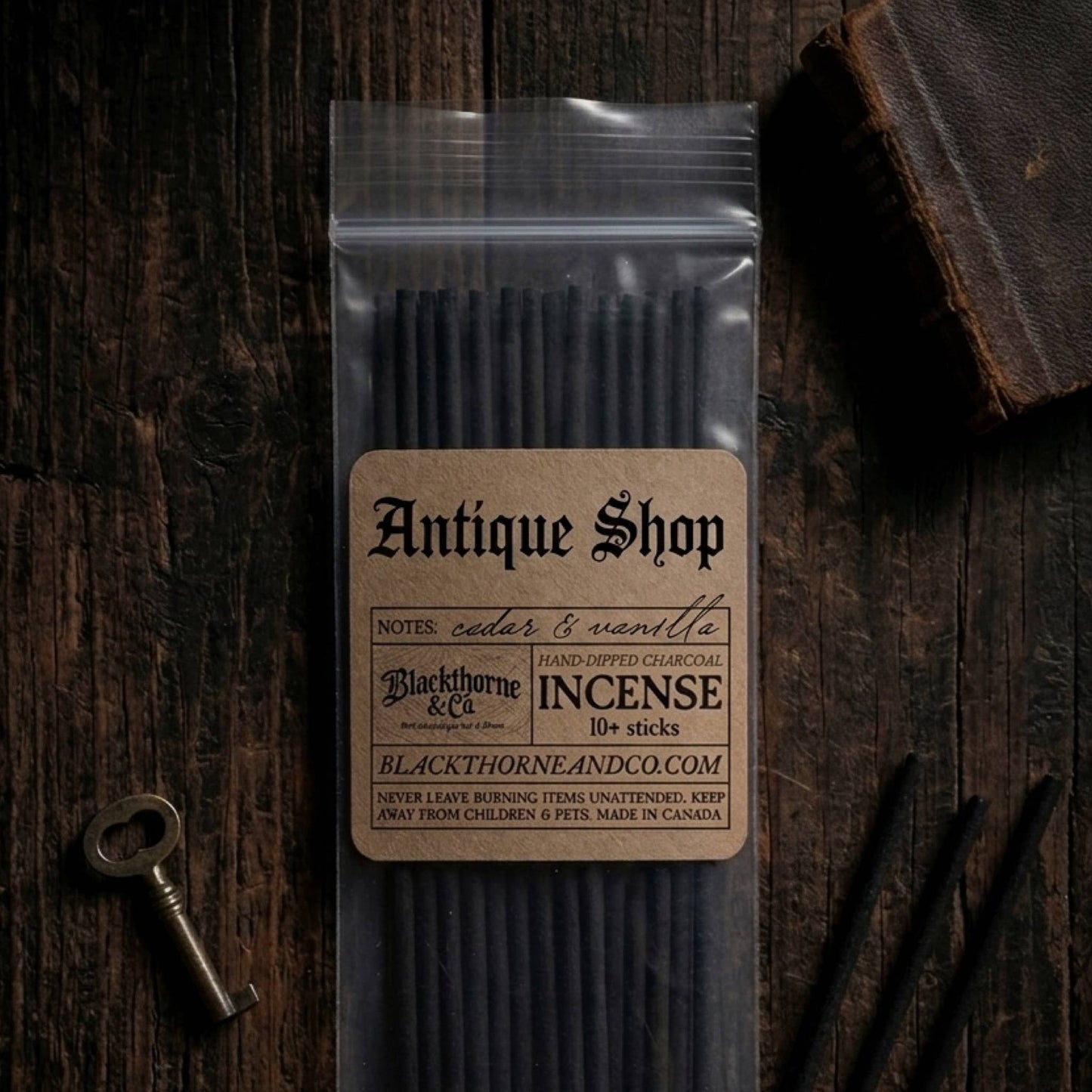 Antique Shop incense sticks |  vegan gothic ritual incense